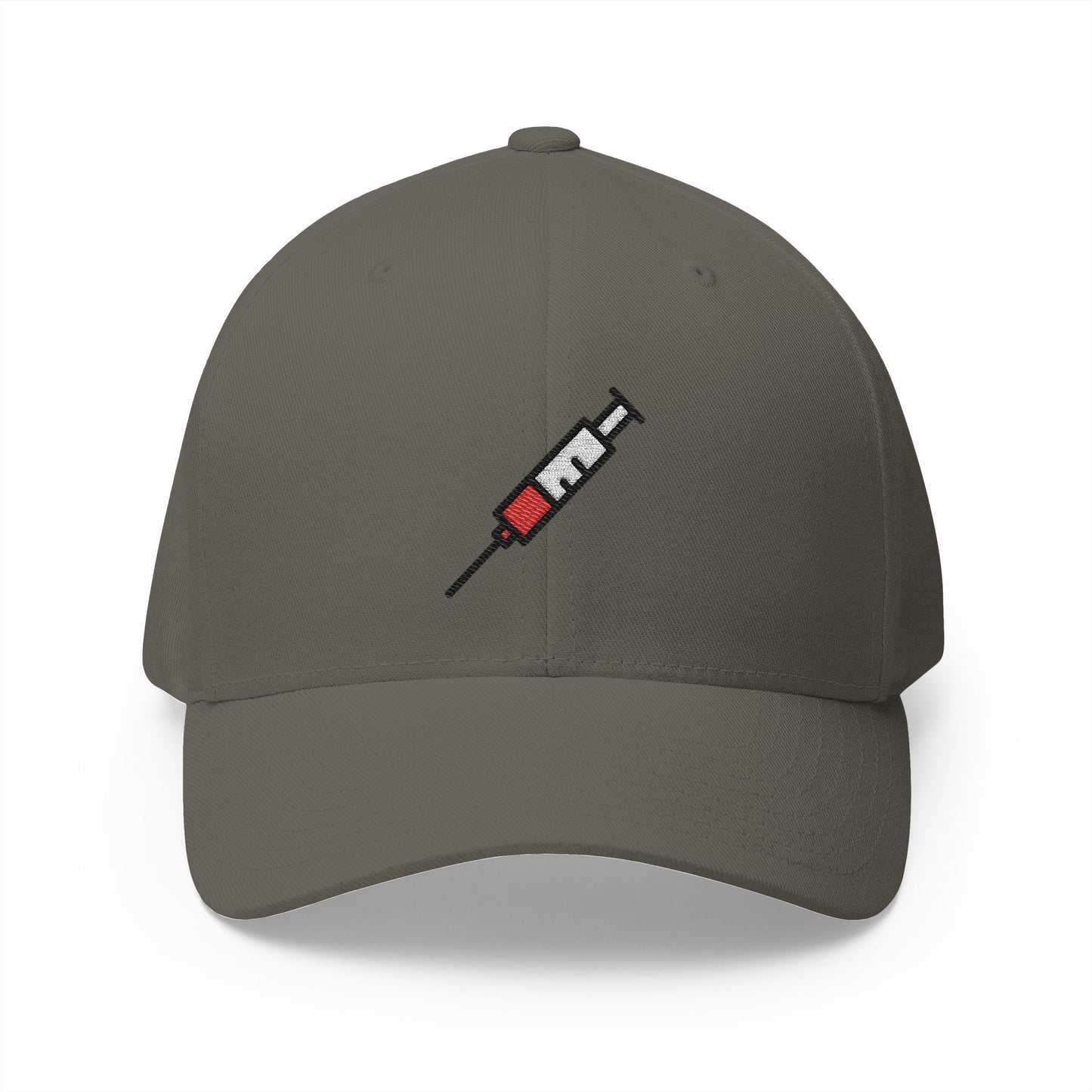 Syringe Emoji Olive Cap – Premium by Capmoji