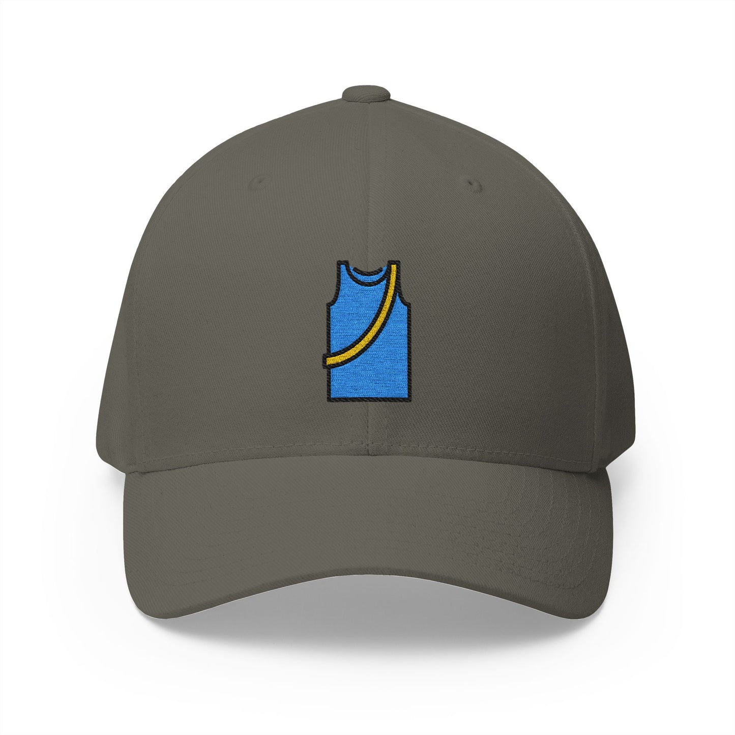 Running Shirt Emoji Olive Cap – Premium by Capmoji
