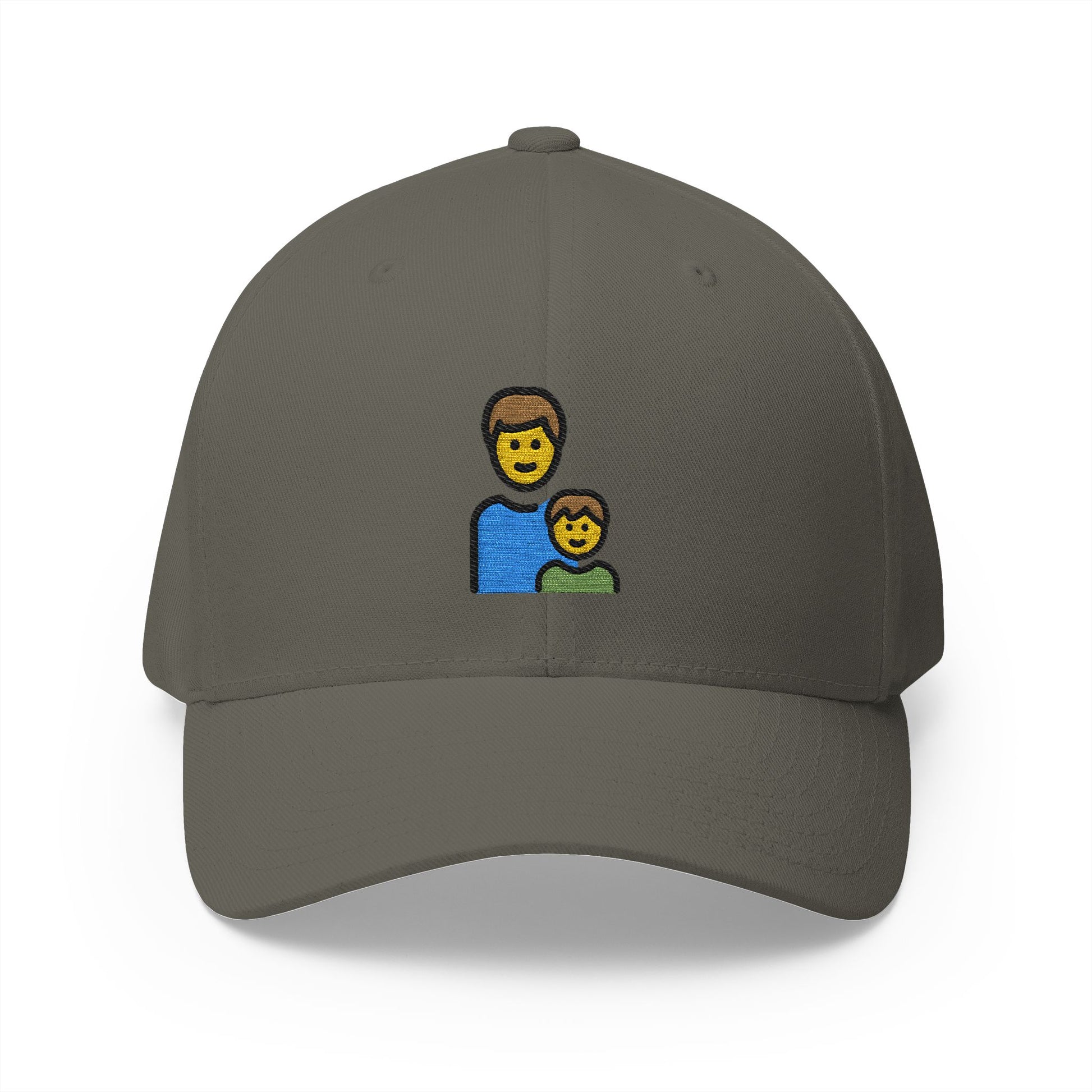 Family: Man, Boy Emoji Olive Cap – Premium by Capmoji