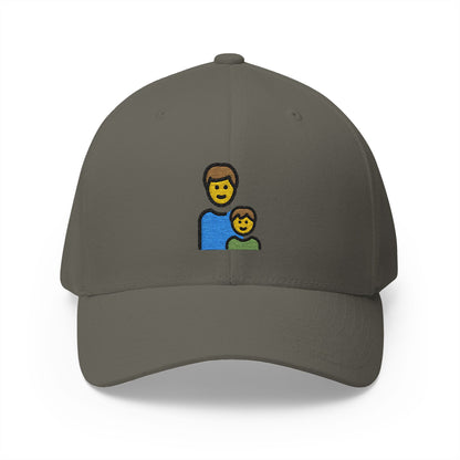 Family: Man, Boy Emoji Olive Cap – Premium by Capmoji