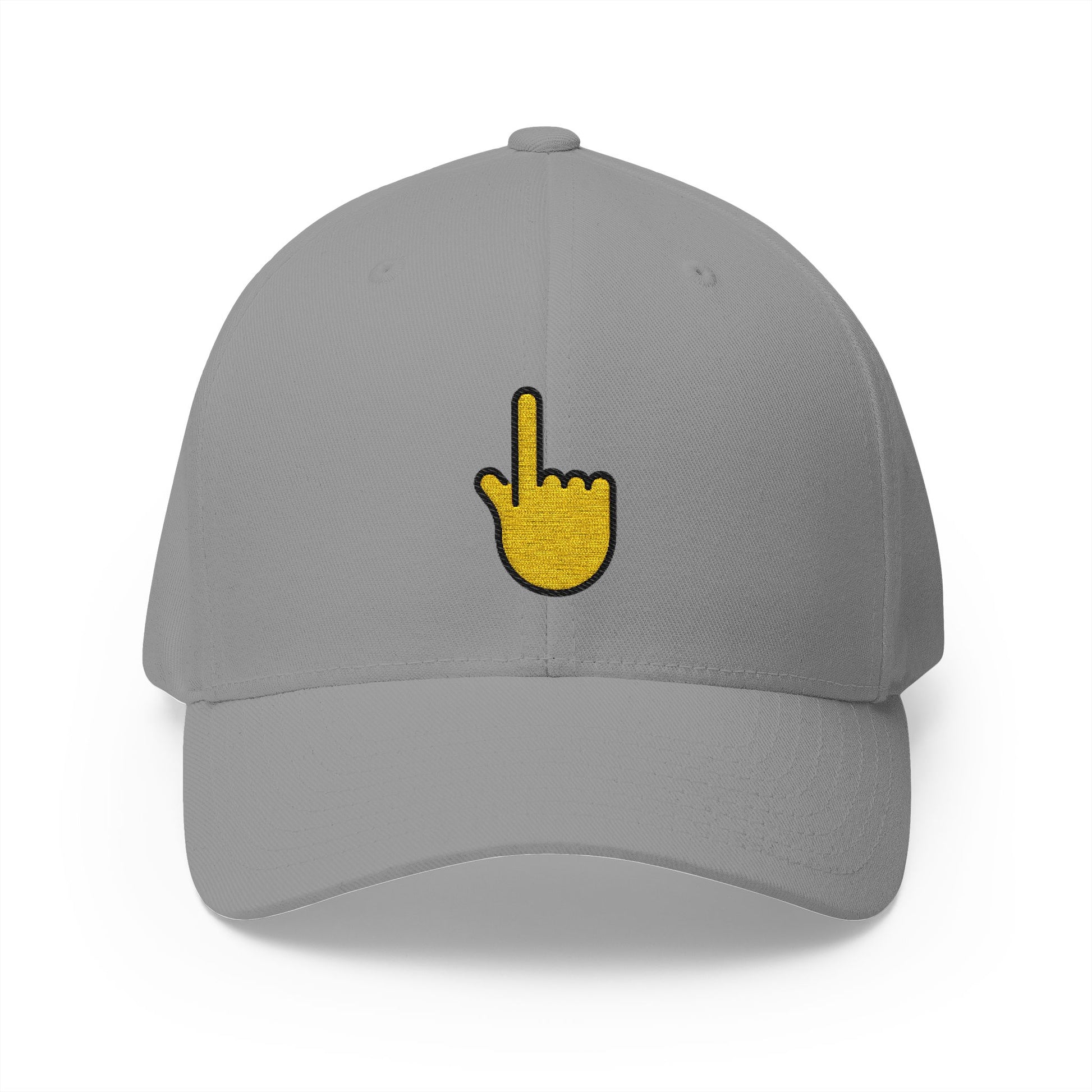 Backhand Index Pointing Up Emoji Grey Cap – Premium by Capmoji