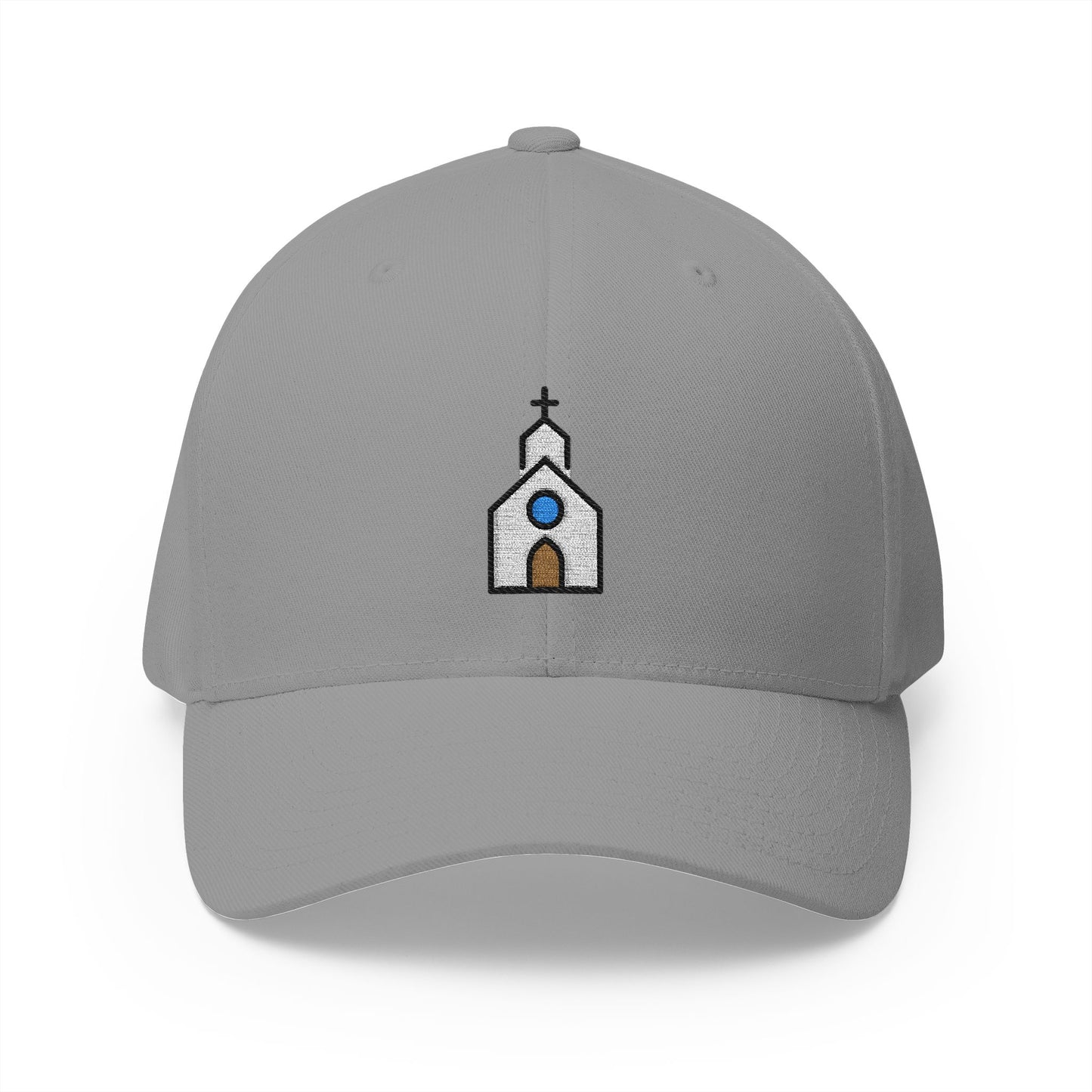 Church Emoji Grey Cap – Premium by Capmoji