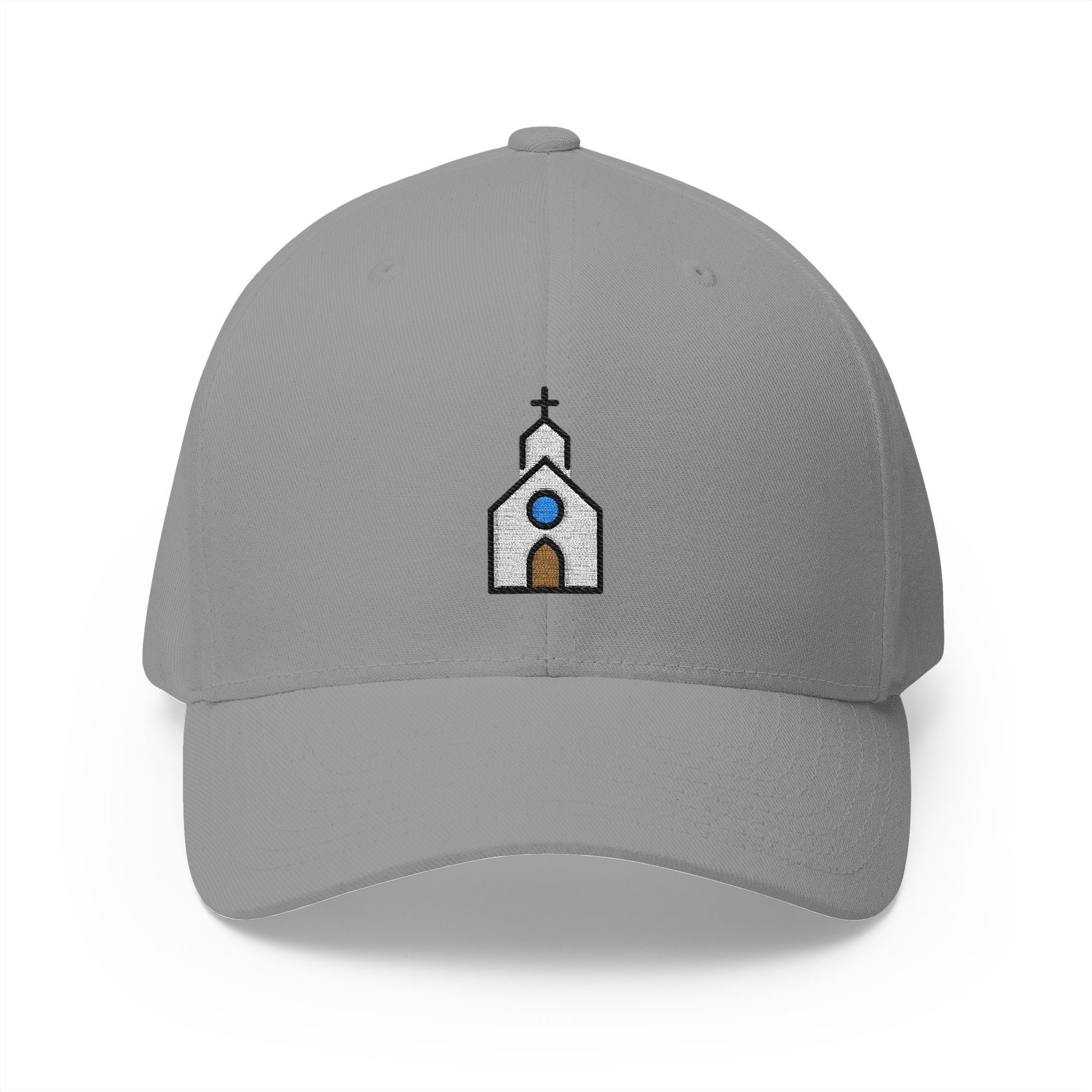 Church Emoji Grey Cap – Premium by Capmoji