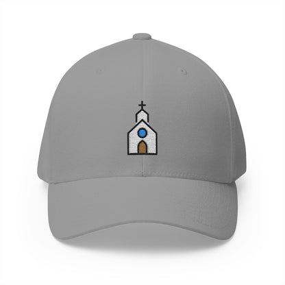 Church Emoji Grey Cap – Premium by Capmoji