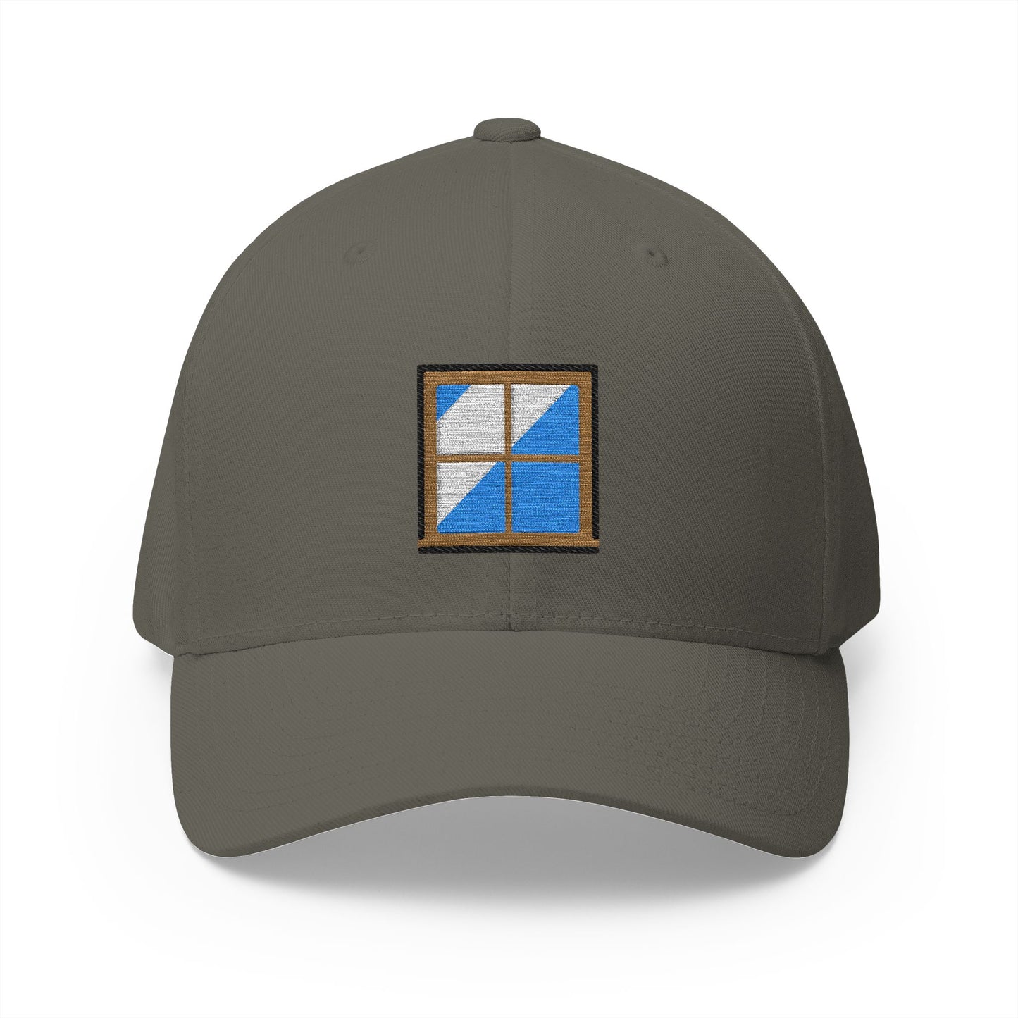 Window Emoji Olive Cap – Premium by Capmoji