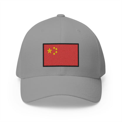 Flag: China Emoji Grey Cap – Premium by Capmoji