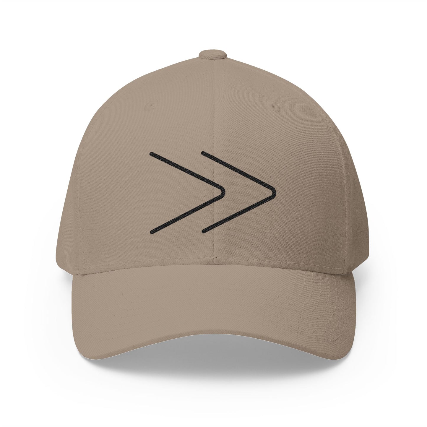 Fast-Forward Button Emoji Khaki Cap – Premium by Capmoji