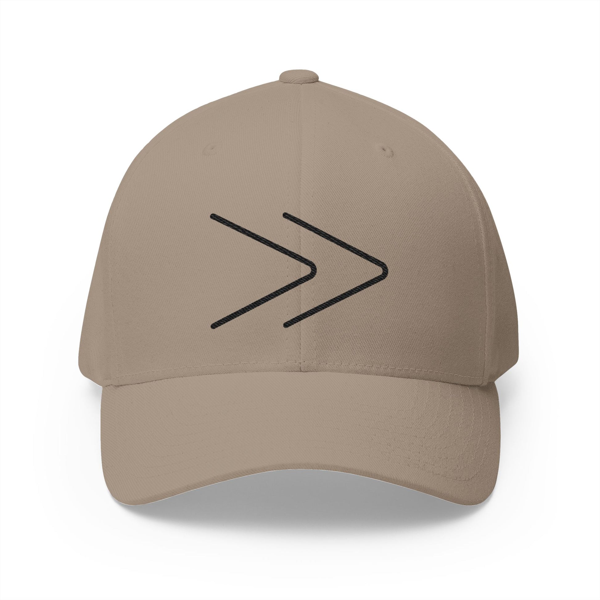 Fast-Forward Button Emoji Khaki Cap – Premium by Capmoji