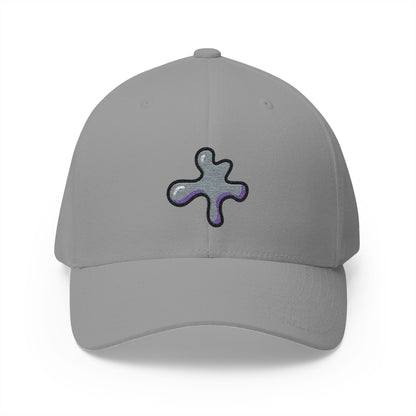 Splatter Emoji Grey Cap – Premium by Capmoji