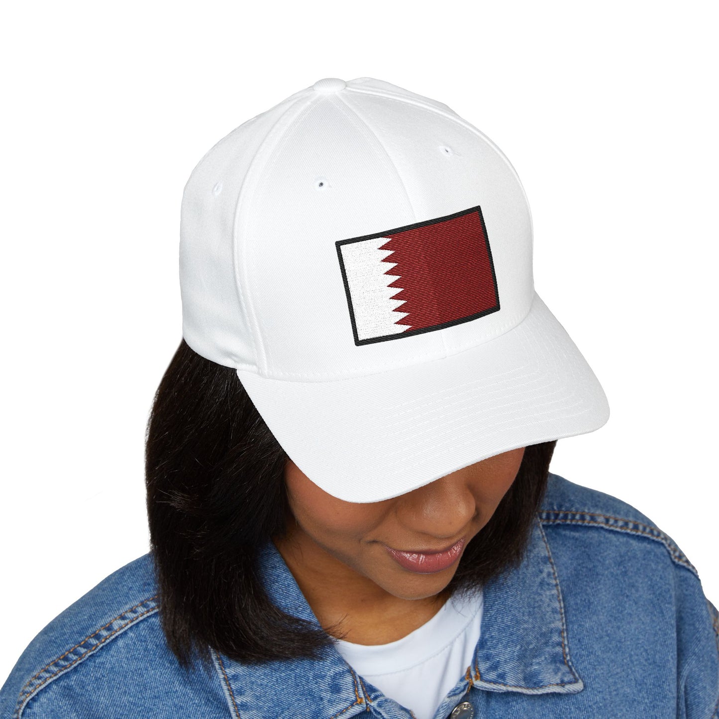 Flag: Qatar Emoji Cap – Premium by Capmoji