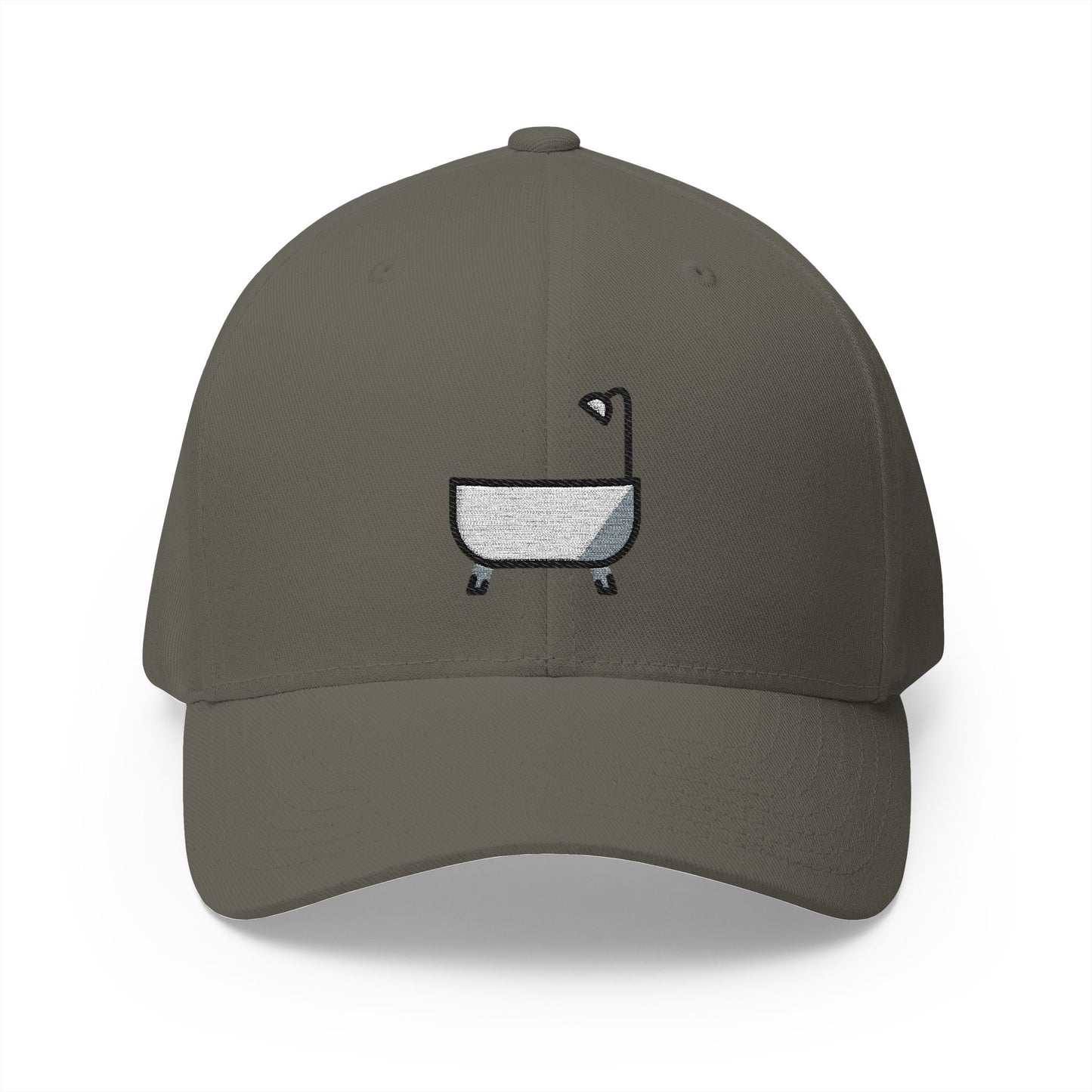 Bathtub Emoji Olive Cap – Premium by Capmoji