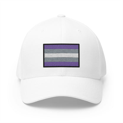 Greysexual Emoji White Cap – Premium by Capmoji