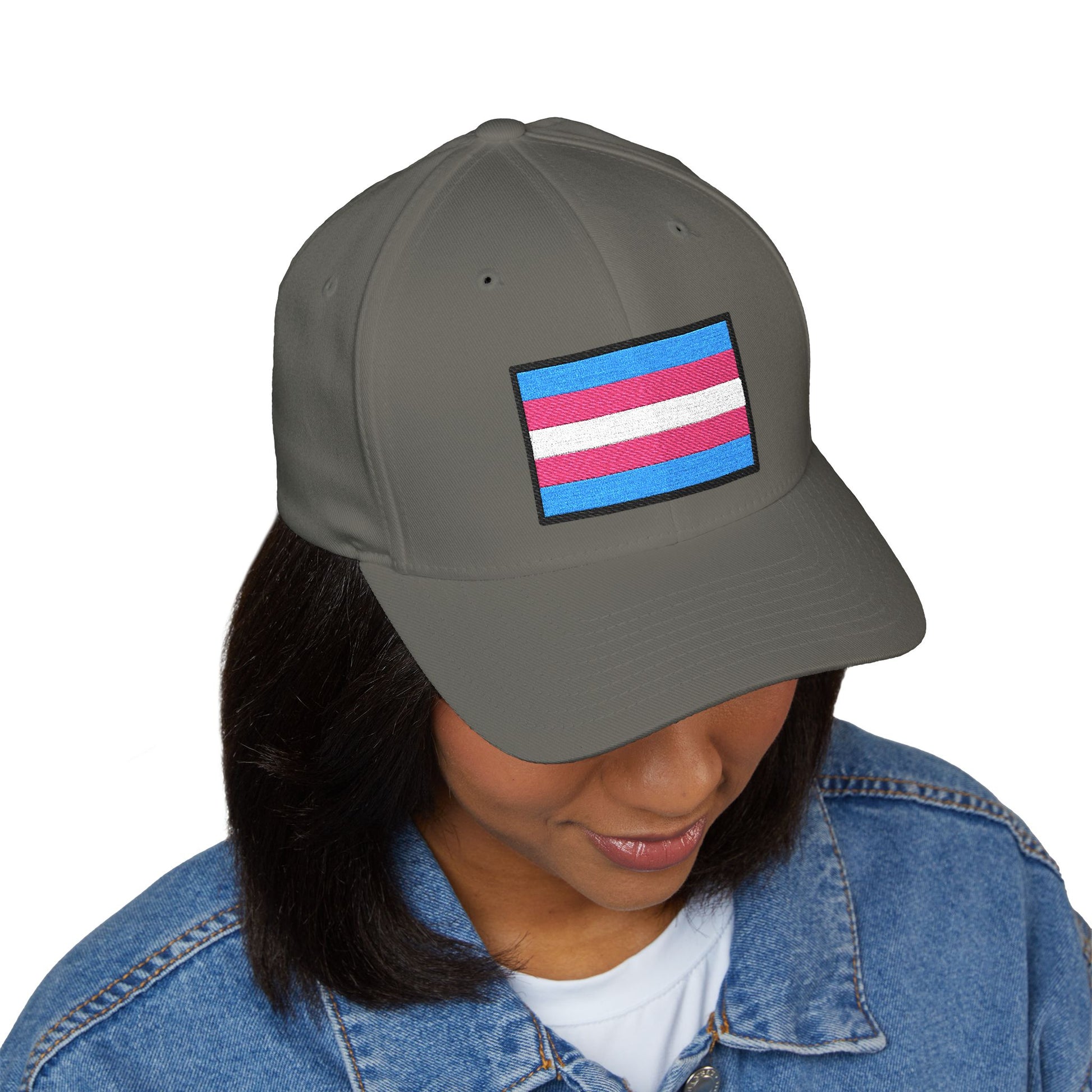 Transgender Flag Emoji Cap – Premium by Capmoji