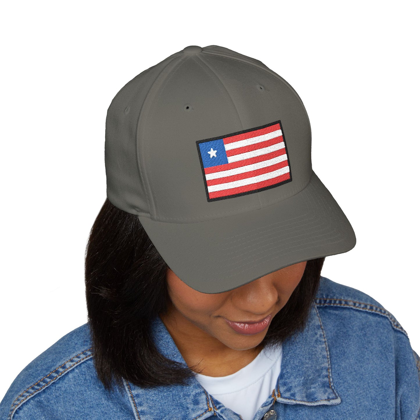 Flag: Liberia Emoji Cap – Premium by Capmoji