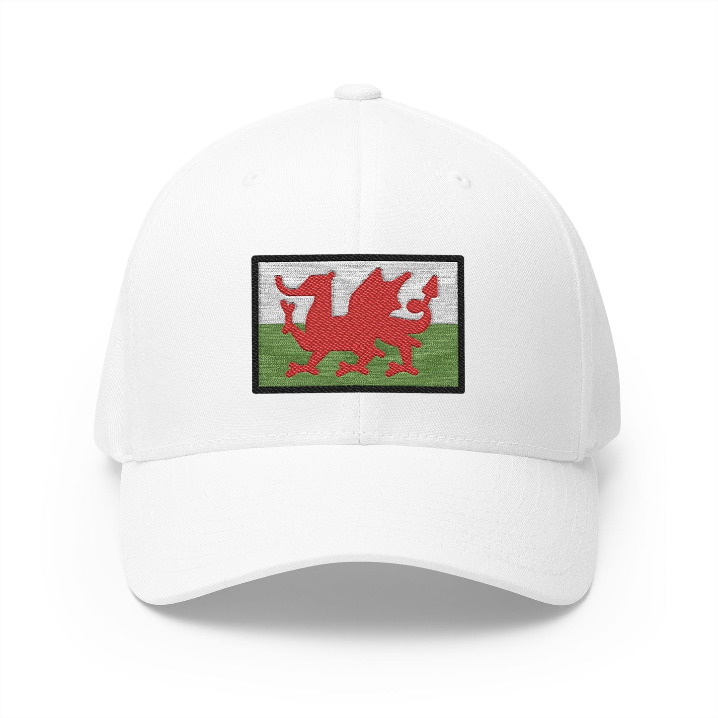 Flag: Wales Emoji White Cap – Premium by Capmoji