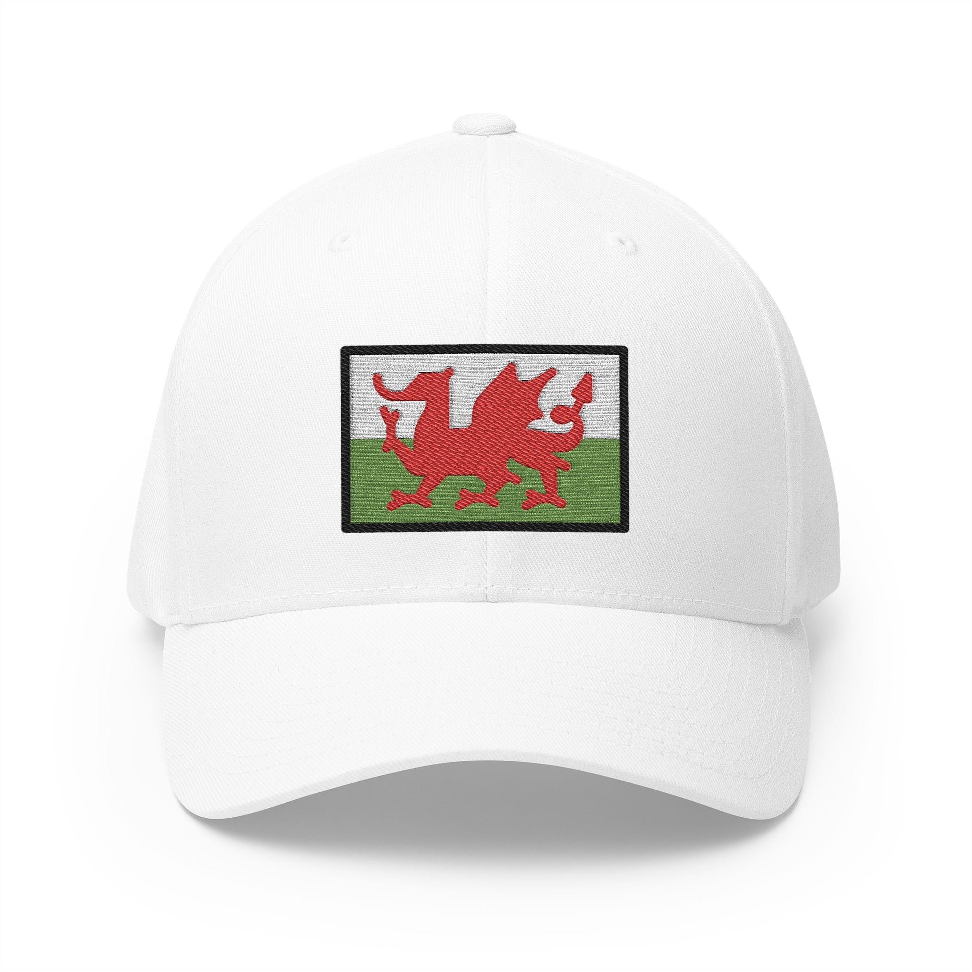 Flag: Wales Emoji White Cap – Premium by Capmoji