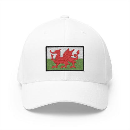 Flag: Wales Emoji White Cap – Premium by Capmoji