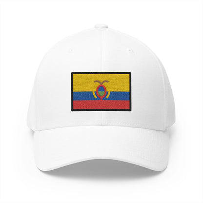 Flag: Ecuador Emoji White Cap – Premium by Capmoji