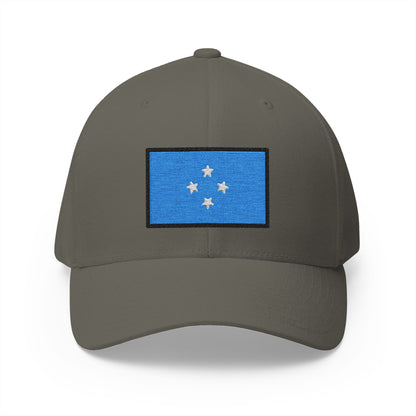 Flag: Micronesia Emoji Olive Cap – Premium by Capmoji