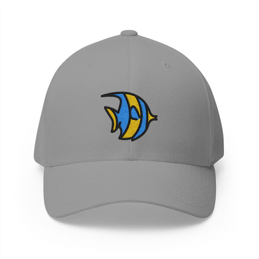 Tropical Fish Emoji Grey Cap – Premium by Capmoji