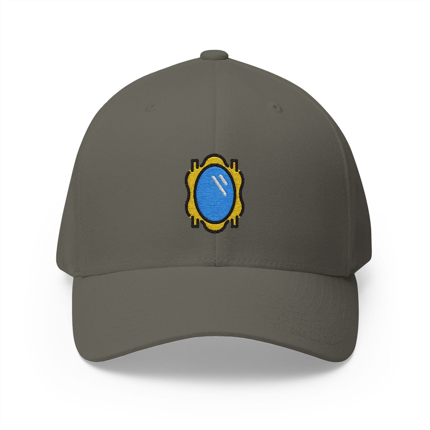 Mirror Emoji Olive Cap – Premium by Capmoji