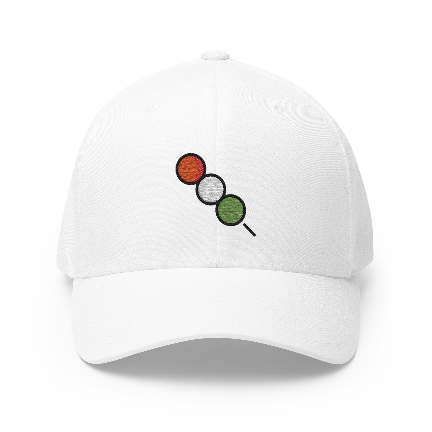 Dango Emoji White Cap – Premium by Capmoji