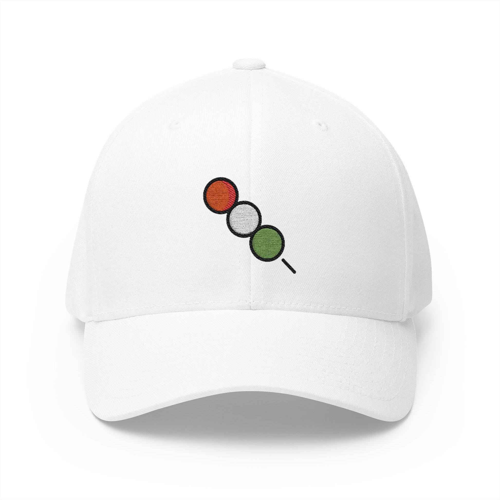 Dango Emoji White Cap – Premium by Capmoji