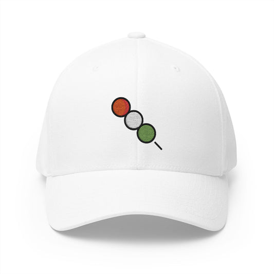 Dango Emoji White Cap – Premium by Capmoji