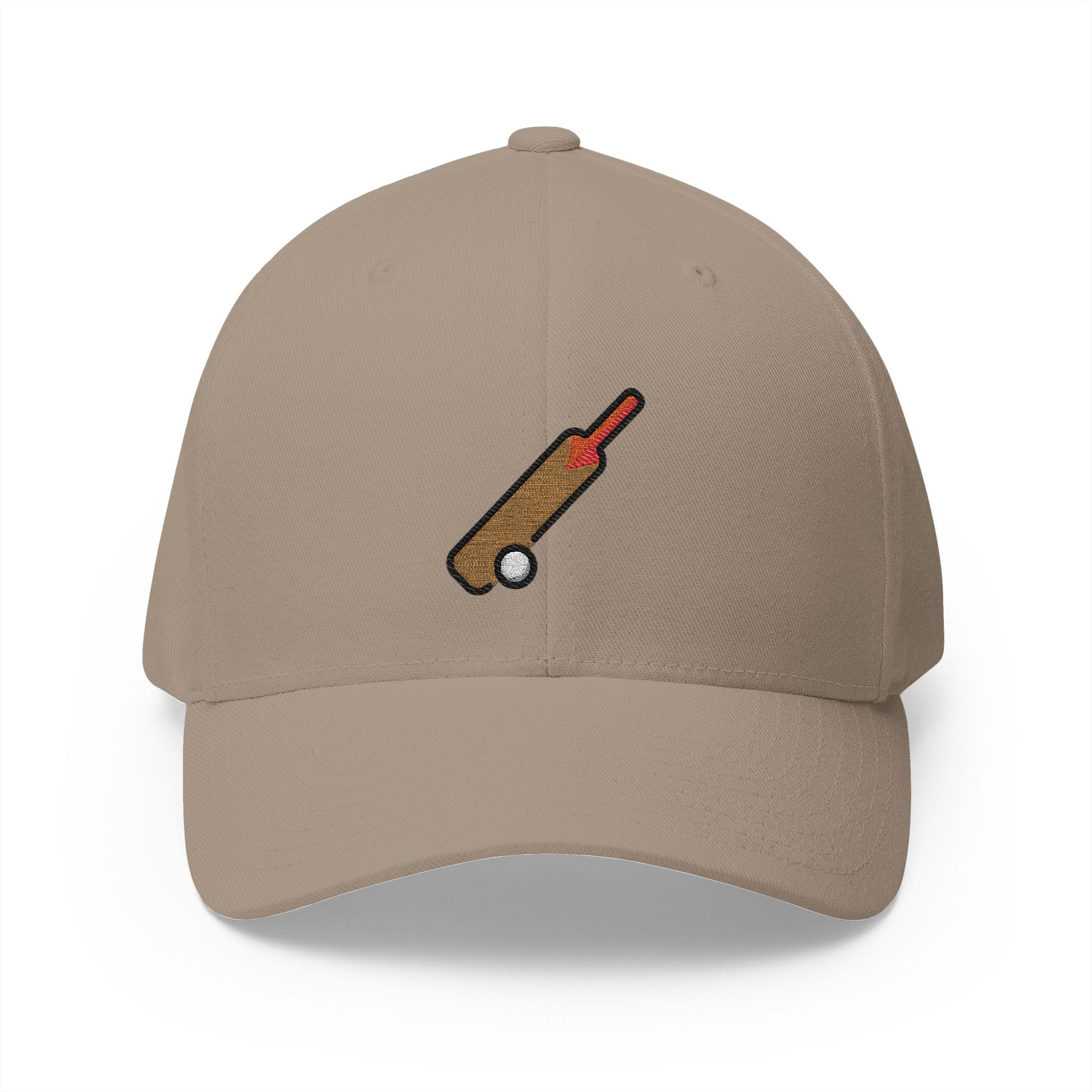 Cricket Game Emoji Khaki Cap – Premium by Capmoji