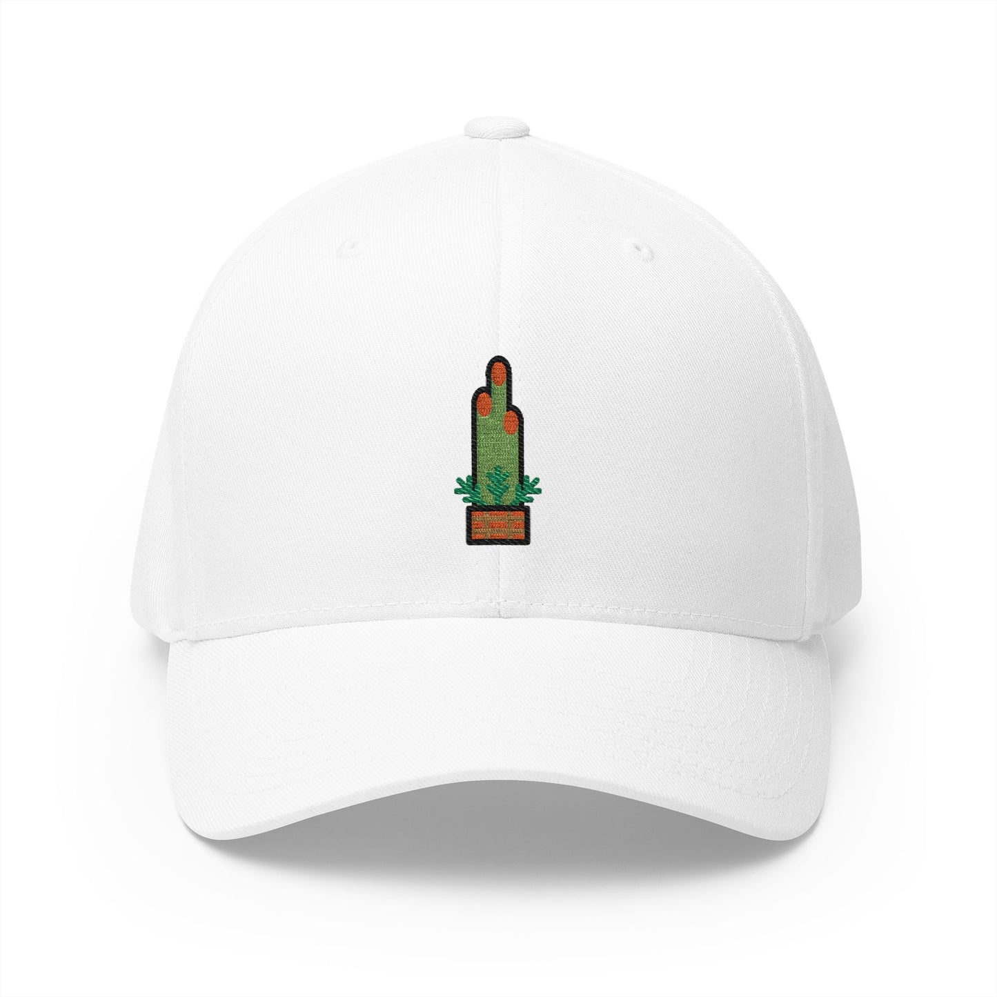 Pine Decoration Emoji White Cap – Premium by Capmoji