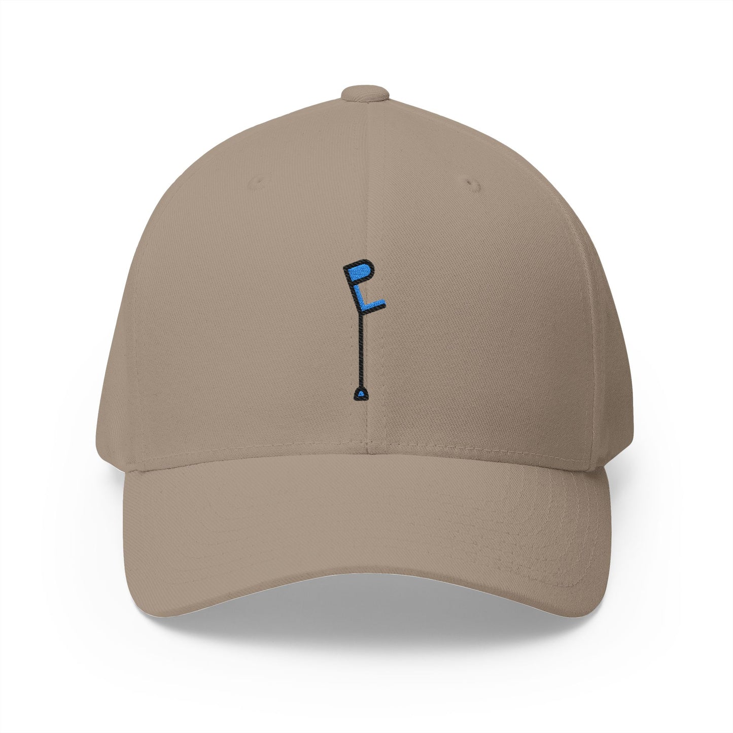 Crutch Emoji Khaki Cap – Premium by Capmoji