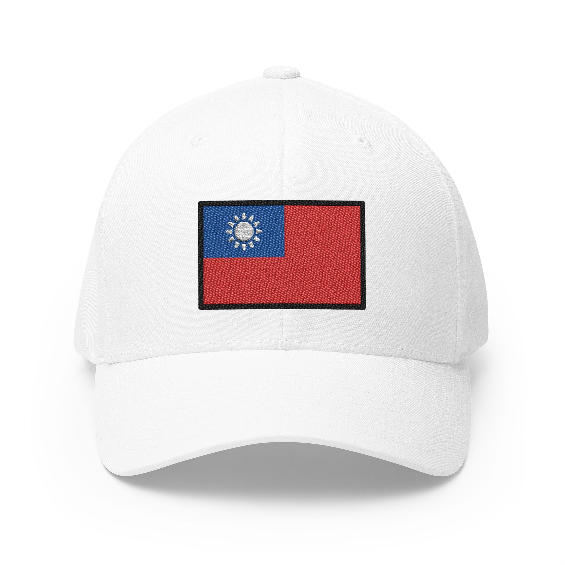 Flag: Taiwan Emoji White Cap – Premium by Capmoji