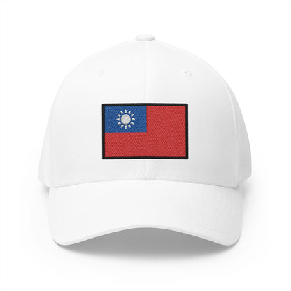 Flag: Taiwan Emoji White Cap – Premium by Capmoji