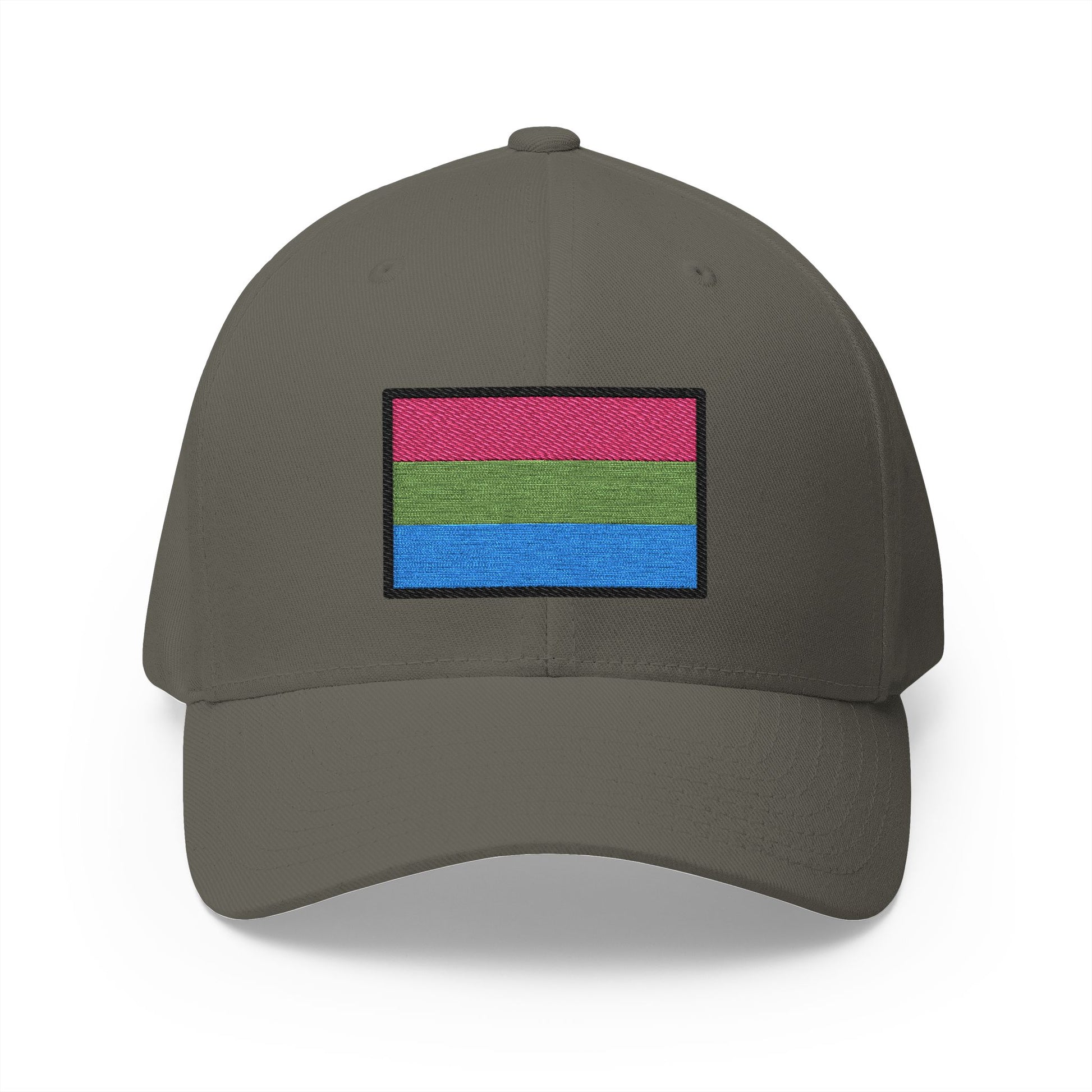 Polysexual Emoji Olive Cap – Premium by Capmoji