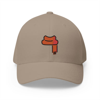 Scarf Emoji Khaki Cap – Premium by Capmoji
