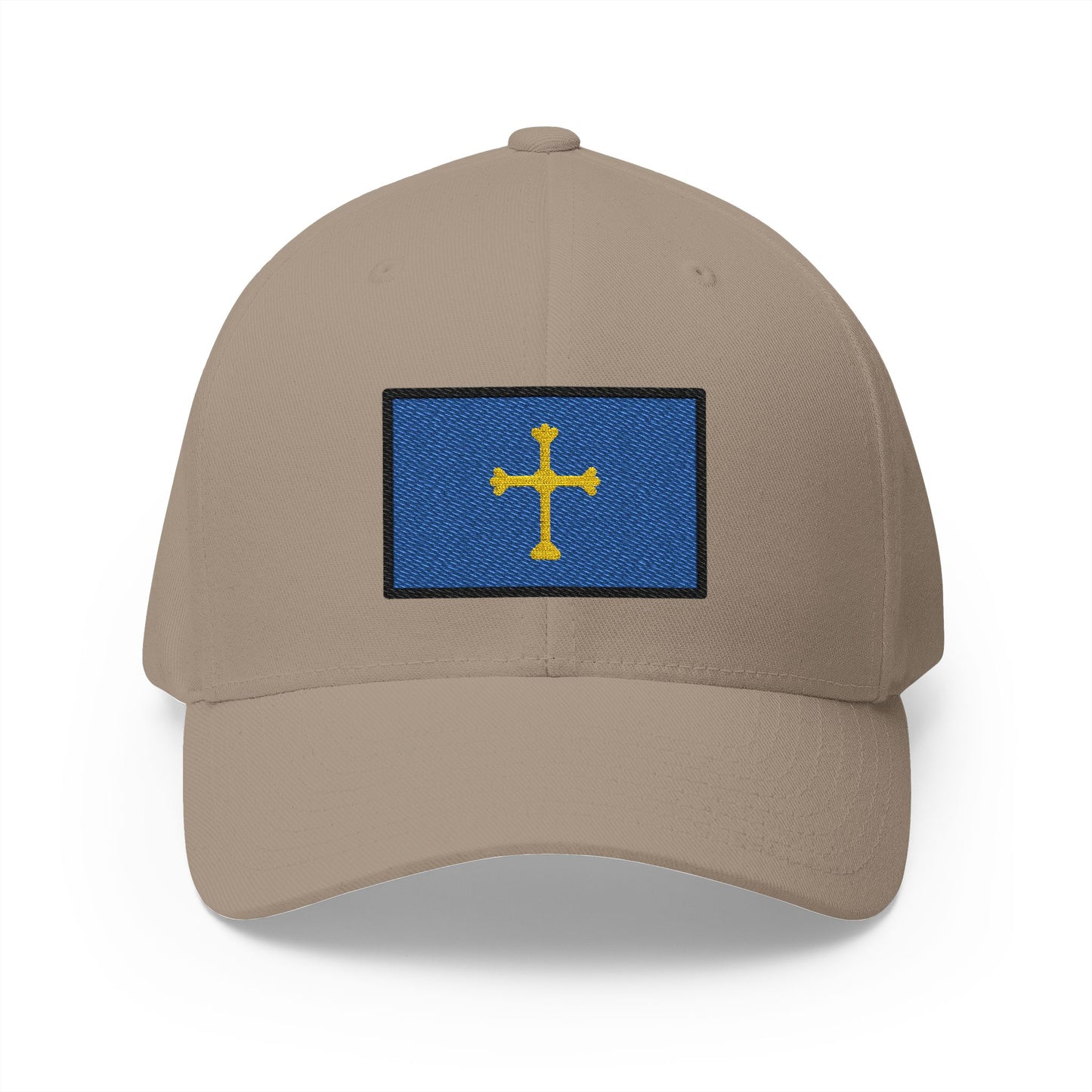 Asturian Flag Emoji Khaki Cap – Premium by Capmoji