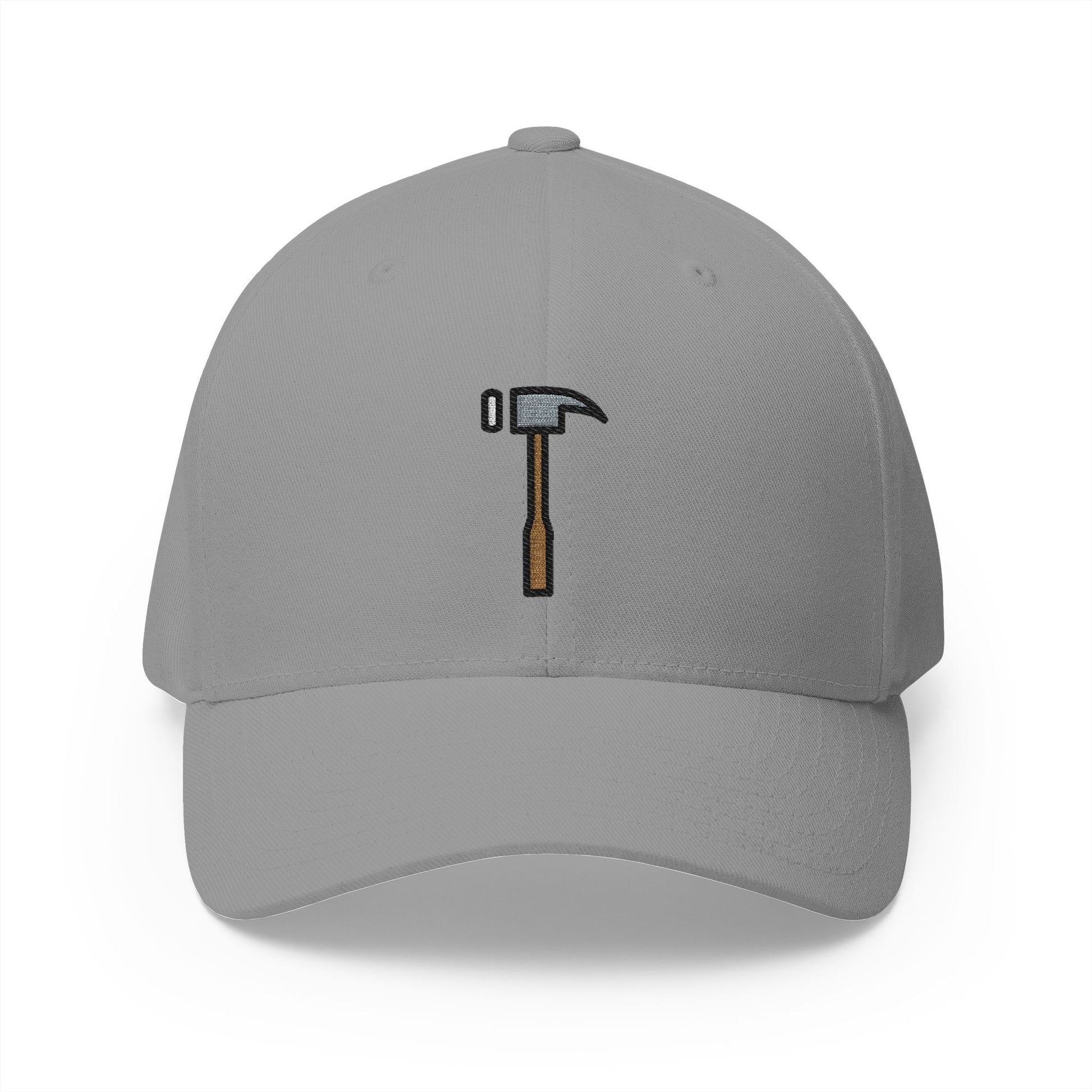 Hammer Emoji Grey Cap – Premium by Capmoji