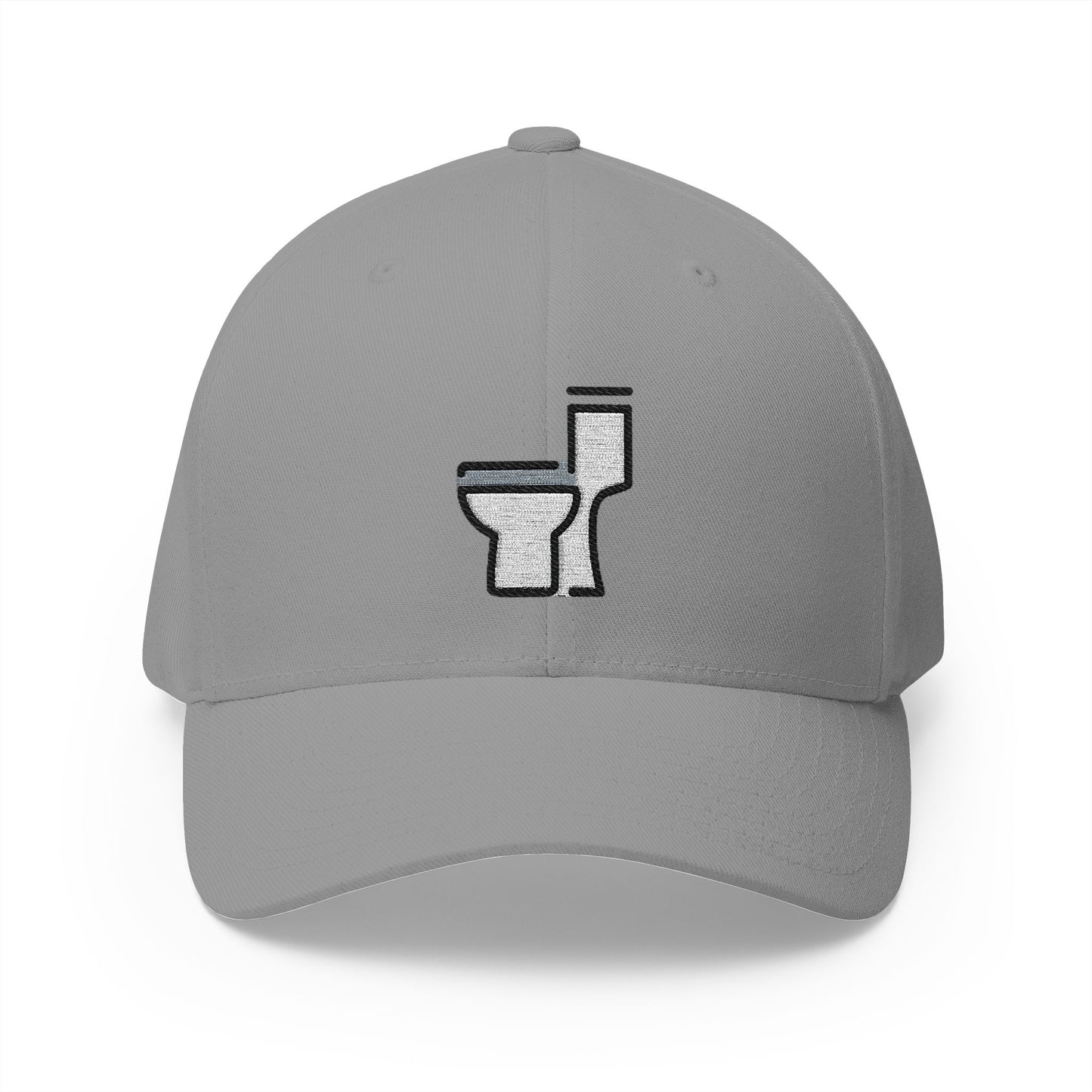 Toilet Emoji Grey Cap – Premium by Capmoji