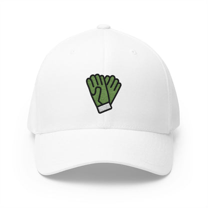 Gardening Gloves Emoji White Cap – Premium by Capmoji