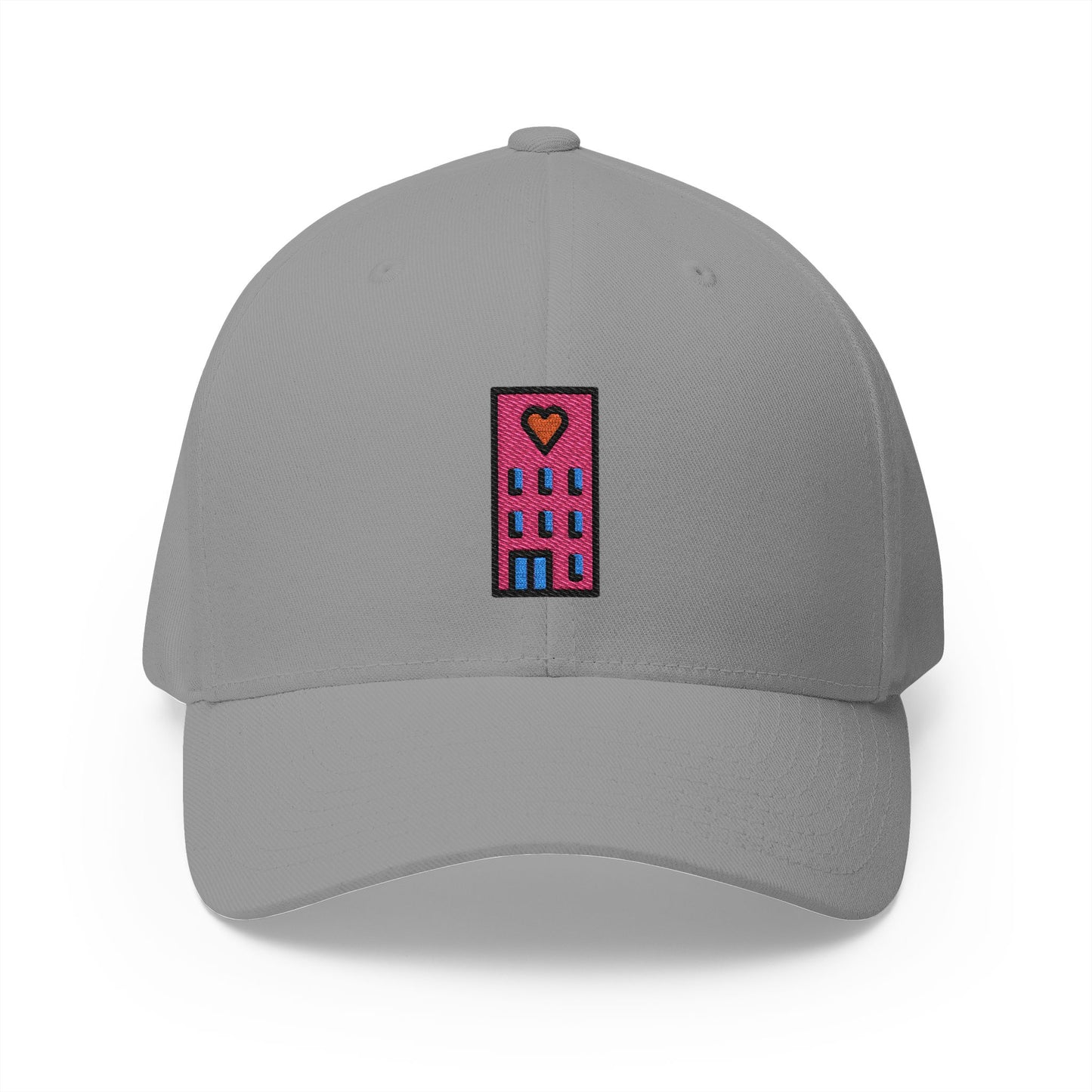 Love Hotel Emoji Grey Cap – Premium by Capmoji