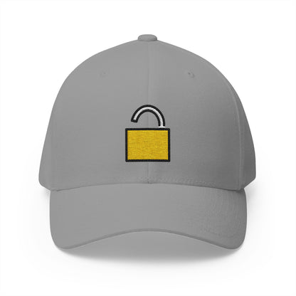 Unlocked Emoji Grey Cap – Premium by Capmoji