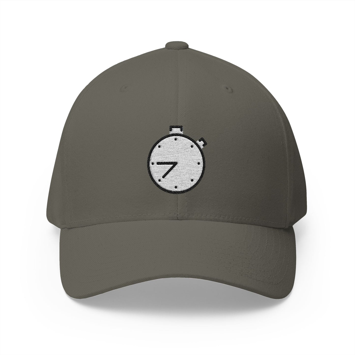 Stopwatch Emoji Olive Cap – Premium by Capmoji