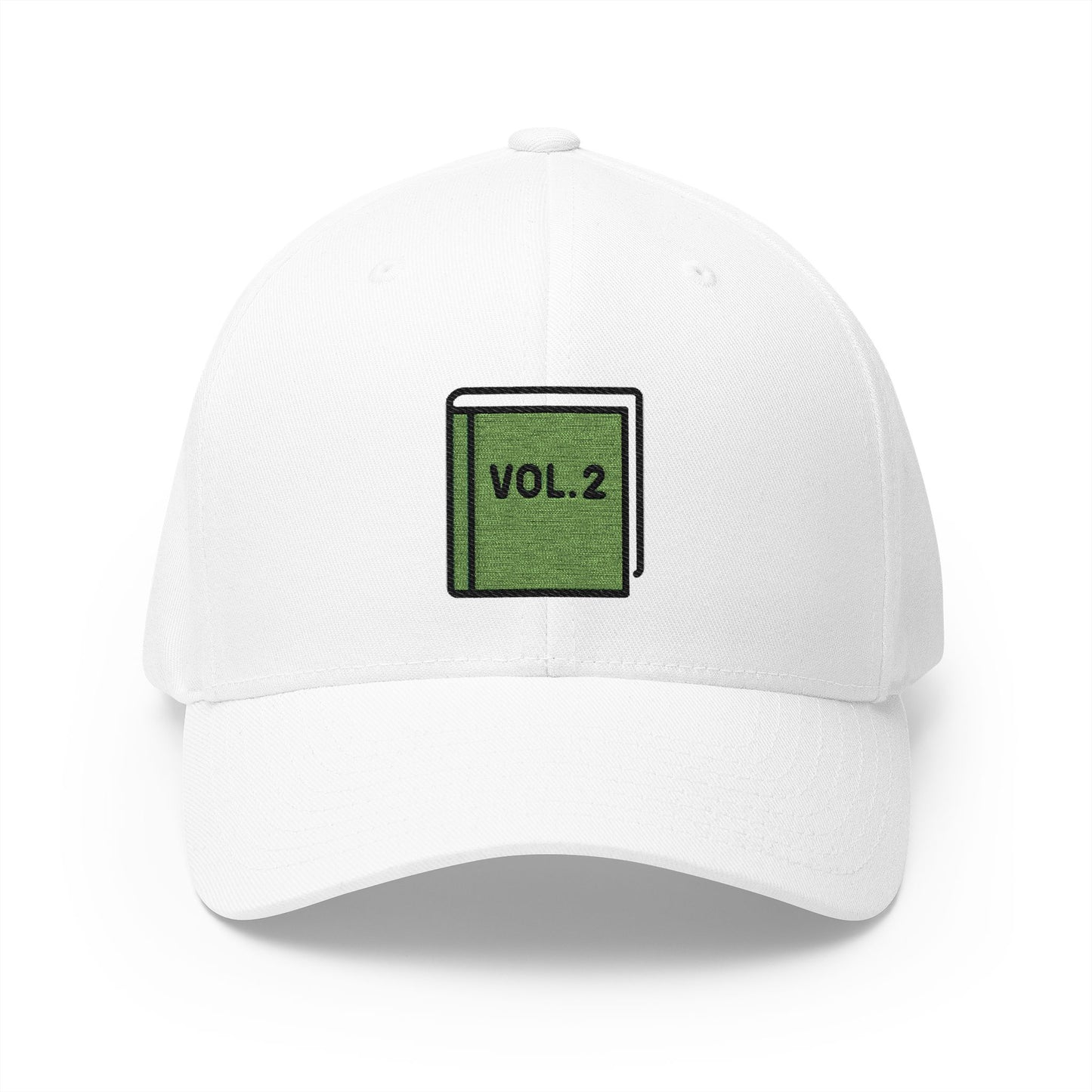 Green Book Emoji White Cap – Premium by Capmoji