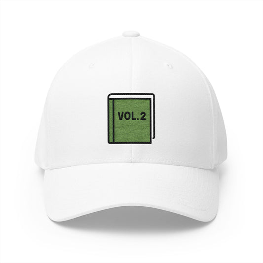 Green Book Emoji White Cap – Premium by Capmoji