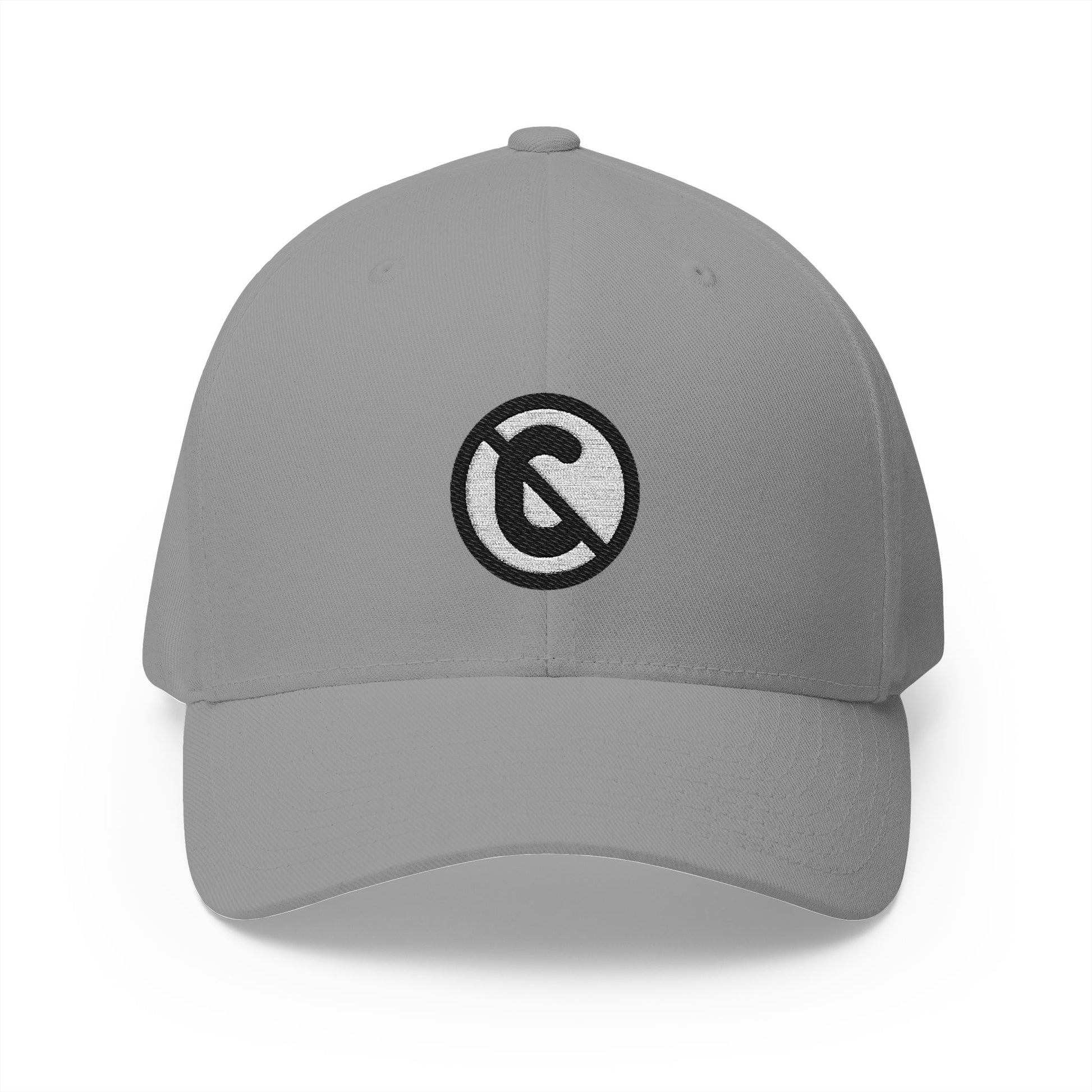Circled C With Overlaid Backslash Emoji Grey Cap – Premium by Capmoji