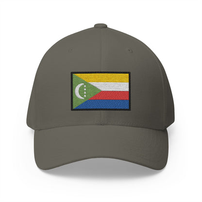 Flag: Comoros Emoji Olive Cap – Premium by Capmoji