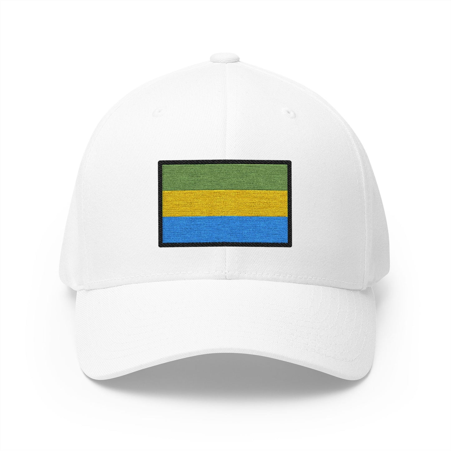 Flag: Gabon Emoji White Cap – Premium by Capmoji