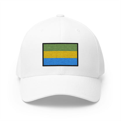 Flag: Gabon Emoji White Cap – Premium by Capmoji