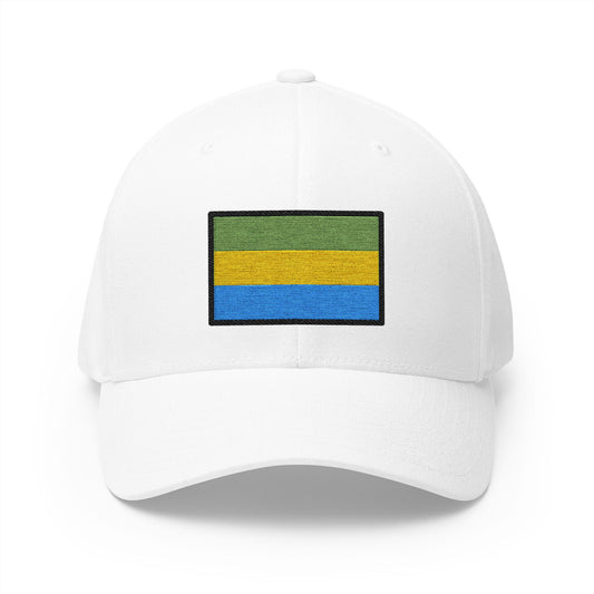 Flag: Gabon Emoji White Cap – Premium by Capmoji