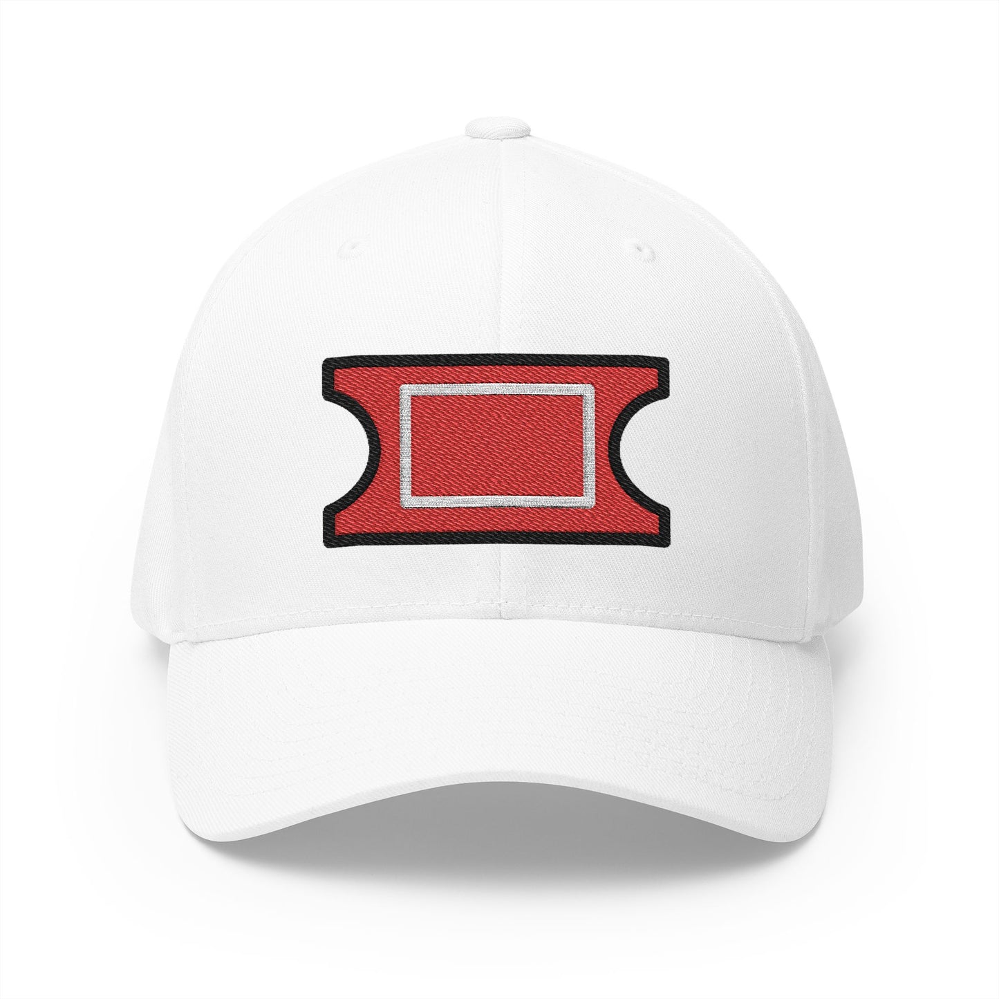 Admission Tickets Emoji White Cap – Premium by Capmoji